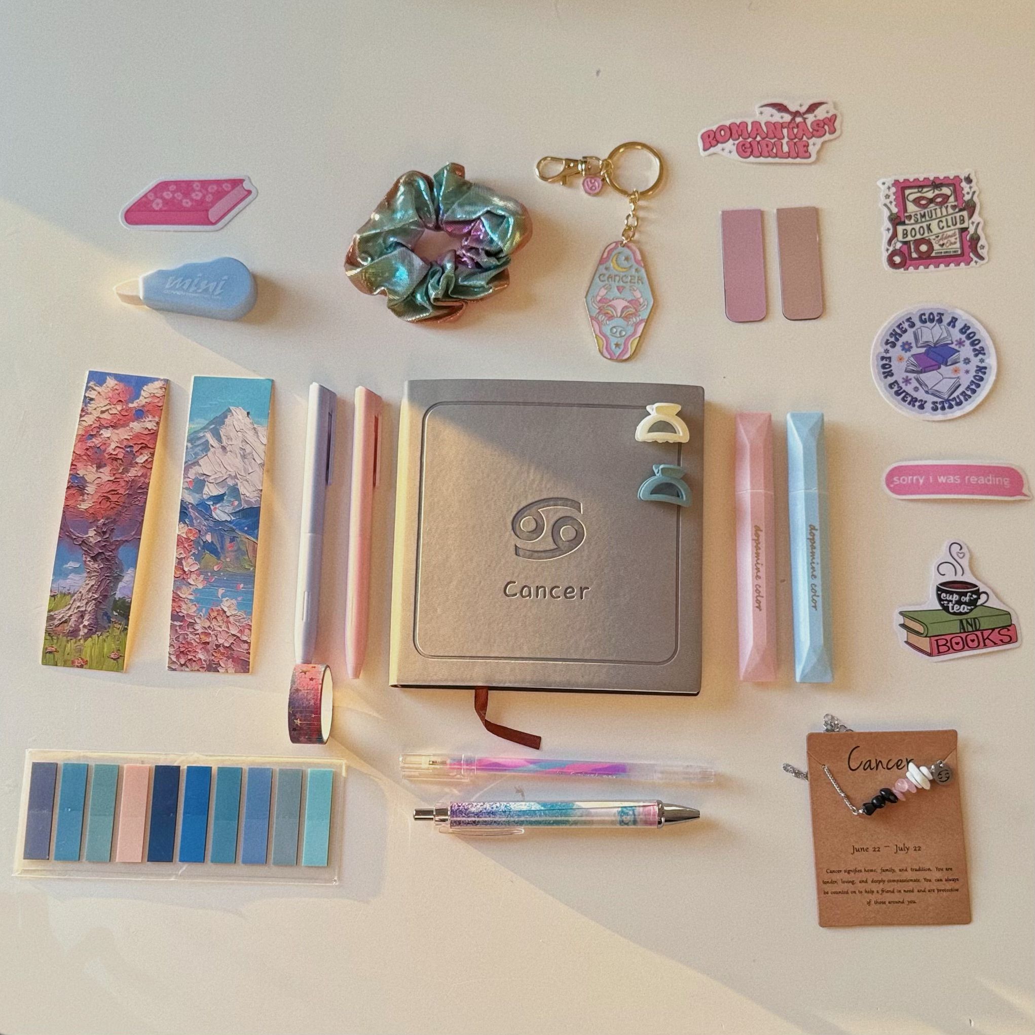 Zodiac Bookish Bundle Cancer/16 Items and 2 Gifts