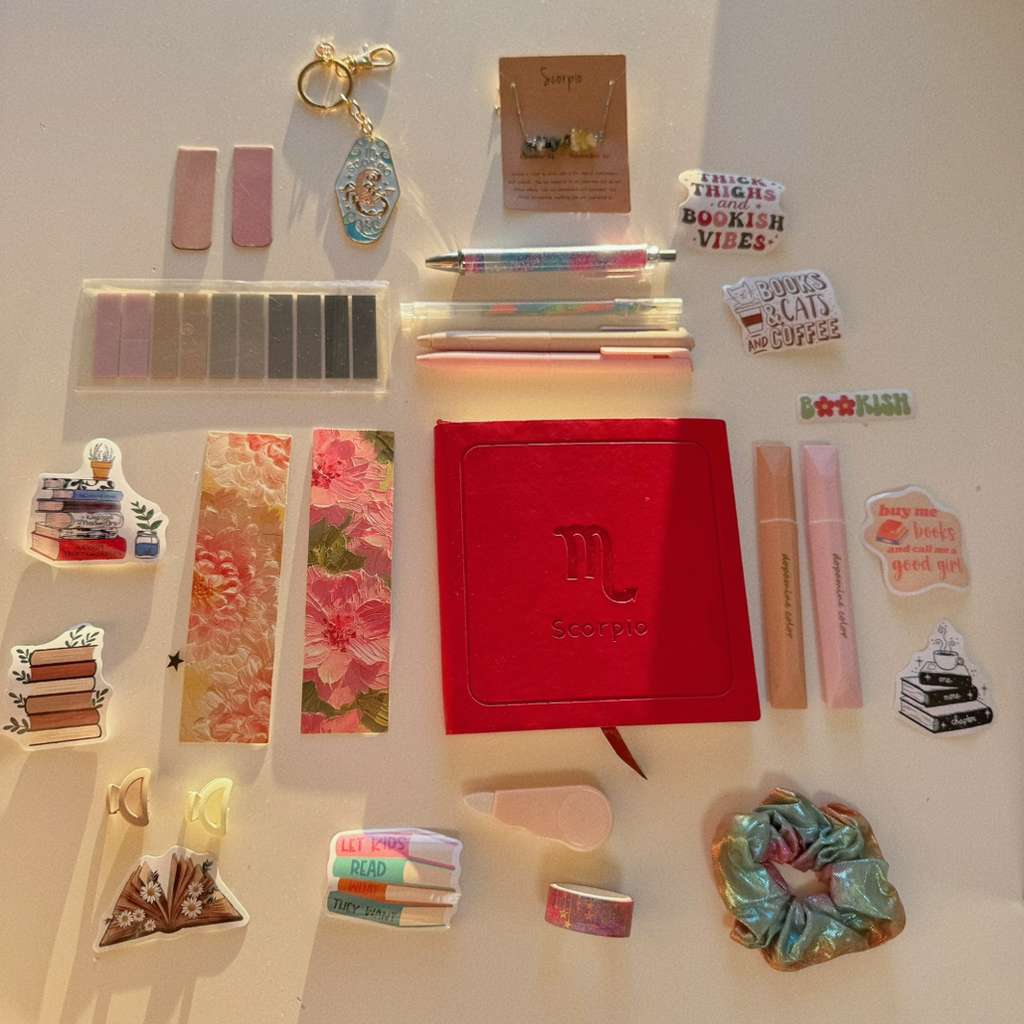 Zodiac Bookish Bundle Scorpio/16 Items and 2 Gifts